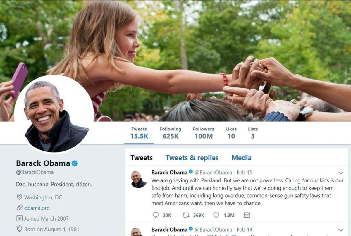 Former president Barack Obama has joined an elite club on Twitter.