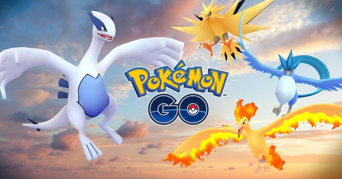 Legendary Pokémon Lugia and Articuno are here, and Zapdos and Moltres are on the way.