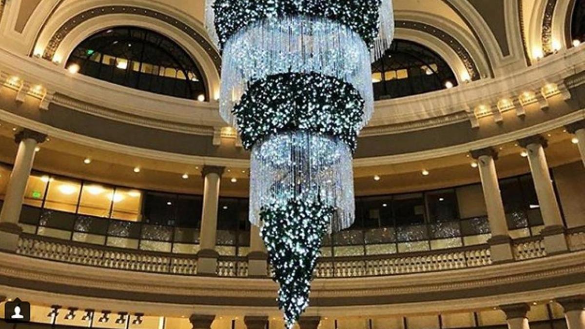 The lighting of the upside-down Christmas tree on Thursday at Westfield San Francisco Centre is billed as the city’s “most Instagrammable holiday moment.”