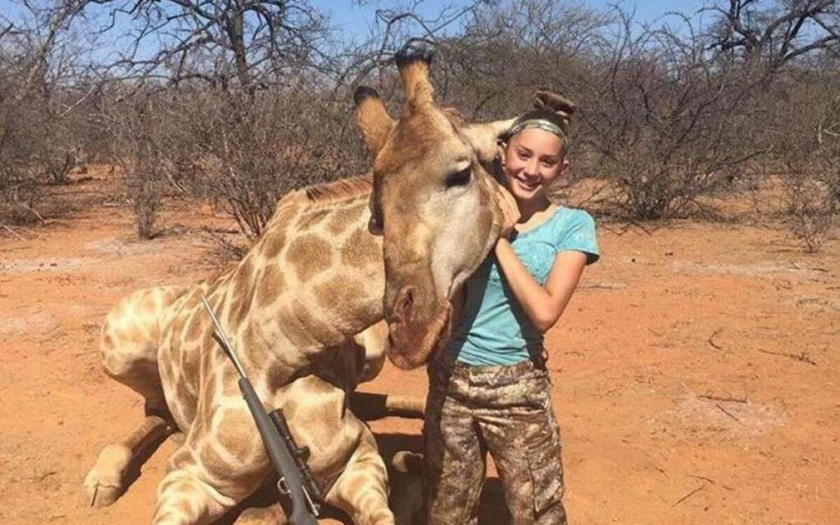 This photo and others of 12-year-old Aryanna Gourdin of Utah posing with her safari kills have stirred up worldwide controversy.