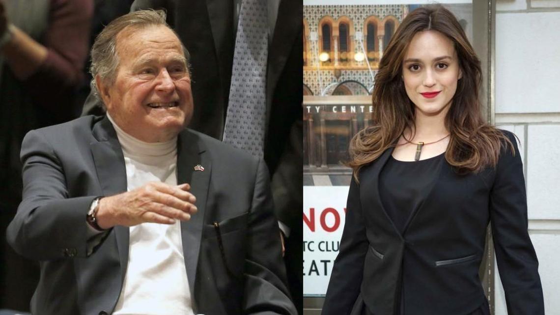 Actress Heather Lind has accused former president George H.W. Bush of groping her at an event about four years ago.