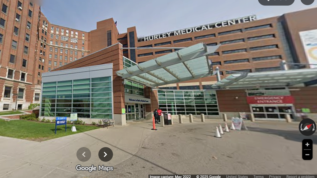 Hurley Medical Center in Flint, Michigan.