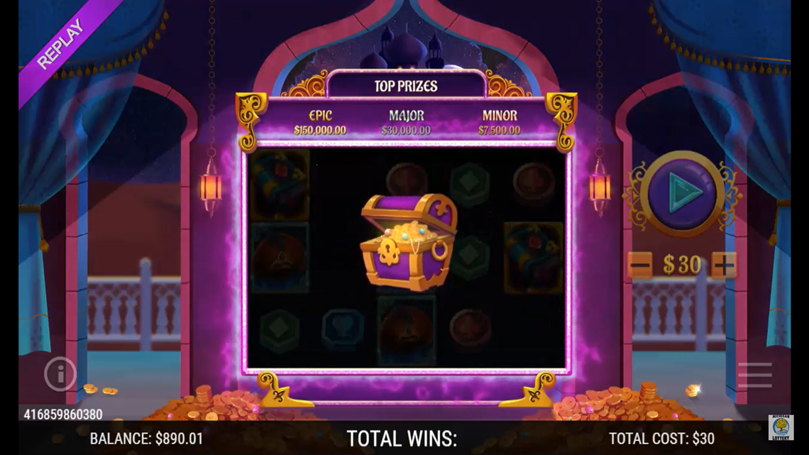 A Michigan woman says she’s still in disbelief after hitting a jackpot on an online instant game.