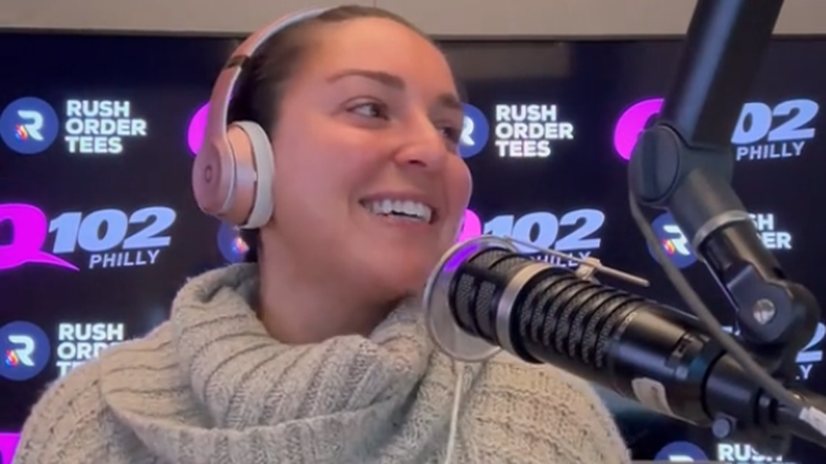 Rachel Marie, a radio host for Q102 in Philadelphia, ended her radio station’s ban of Taylor Swift music before the Philadelphia Eagles’ Monday Night Football game with the Kansas City Chiefs.