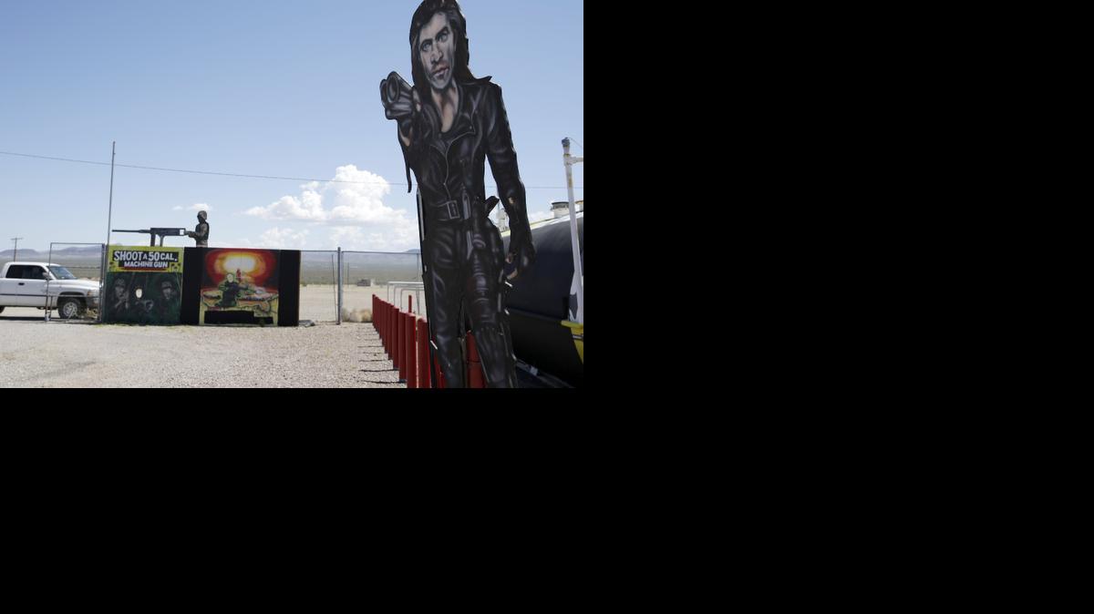 
The Last Stop shooting range, in White Hills, Ariz. 
