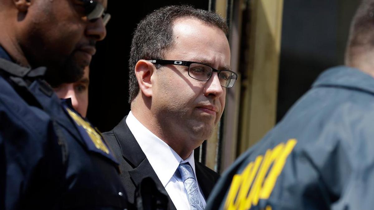
Former Subway pitchman Jared Fogle left the federal courthouse Wednesday in Indianapolis following a hearing on child-pornography charges. 
