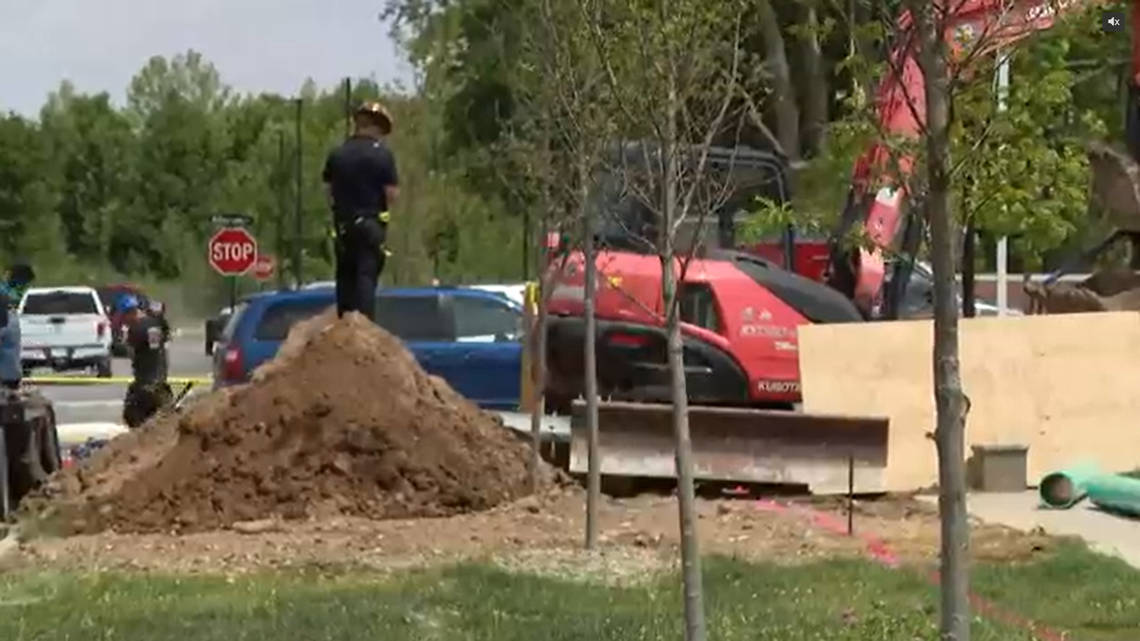 A 21-year-old Indiana man died after a work accident left him buried in a trench.