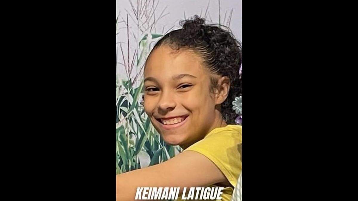 Keimani Latigue was found dead in an abandoned house a week after she was reported missing in Ohio, officials said.