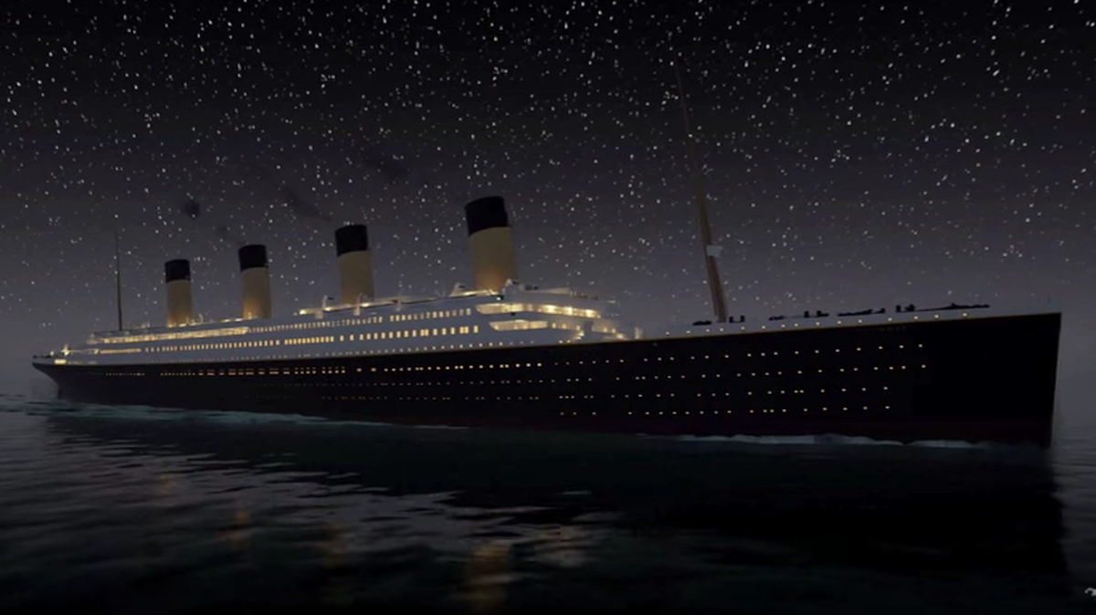 This new re-creation of the sinking of the Titanic takes 2 hours and 40 minutes to watch.