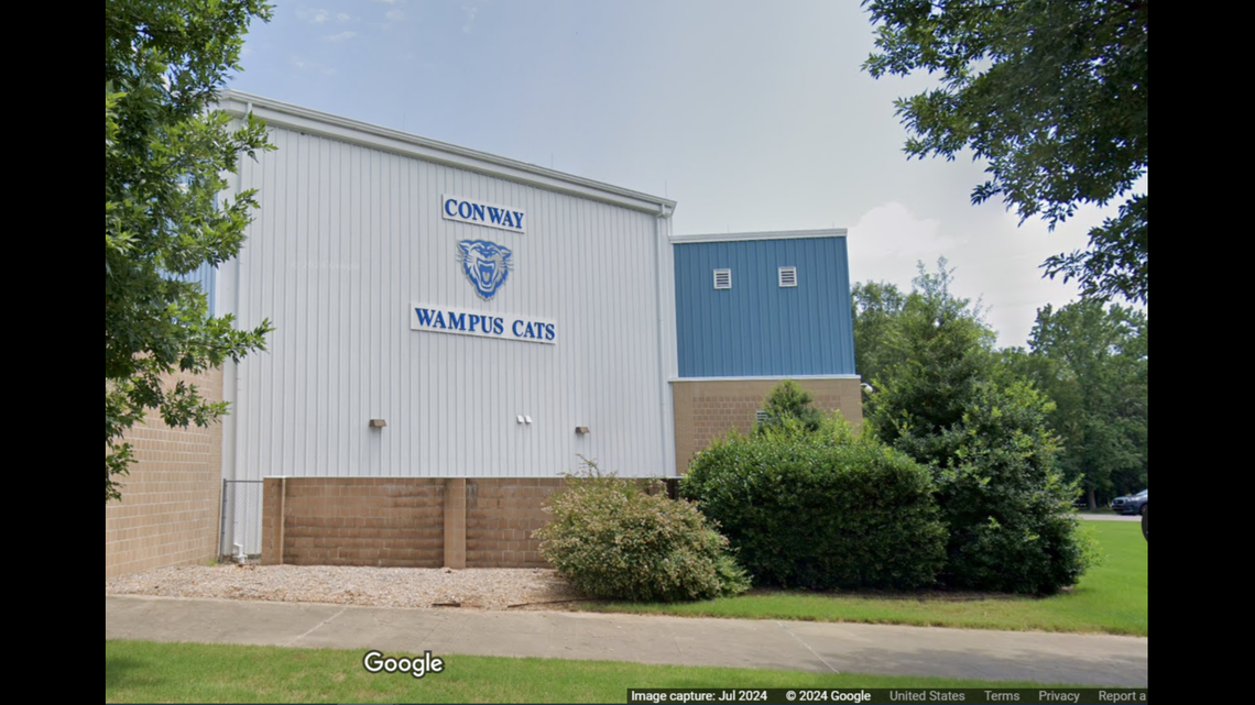 The Arkansas teenager stole a bus from Conway High School, then a second at Conway Junior High School, according to police.