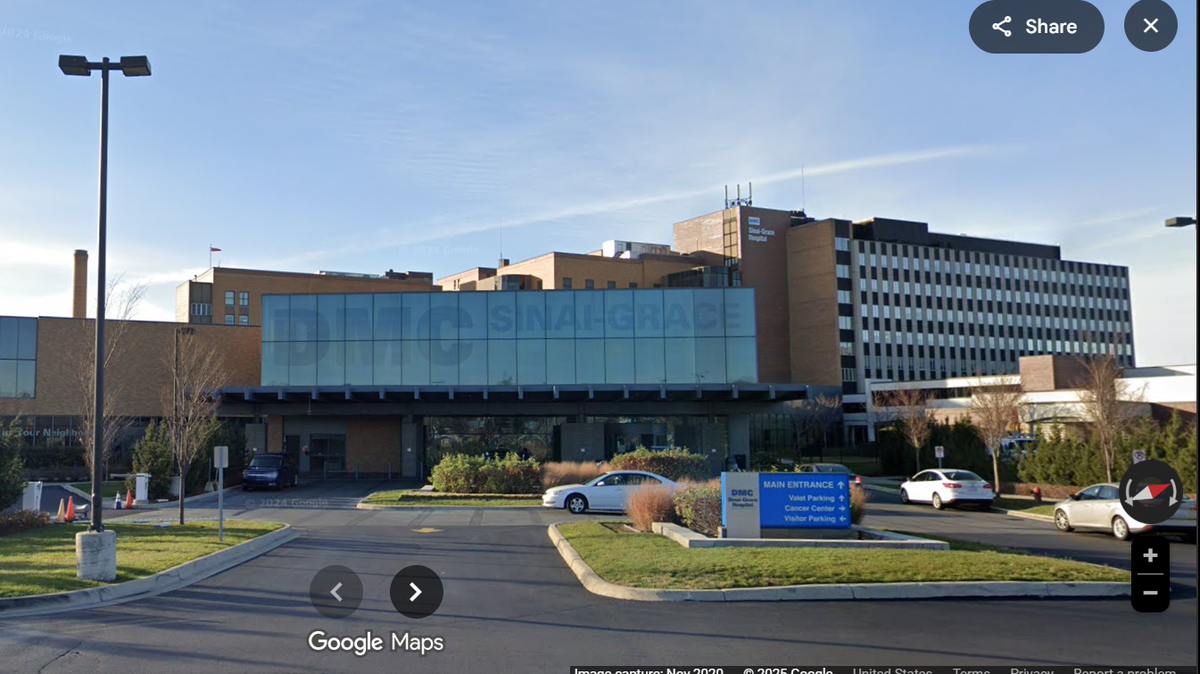 A former Sinai-Grace Hospital employee is accused of sexually assaulting a patient repeatedly. 