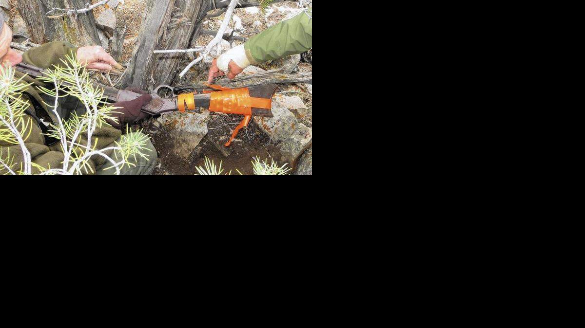 
A Winchester Model 1873 was found by a park service employee in Great Basin National Park 
