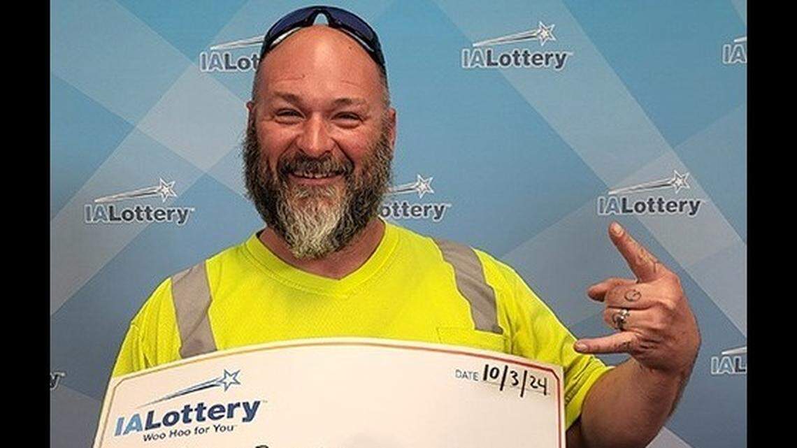“We might have to add to her ring collection,” the Iowa man said, according to lottery officials.