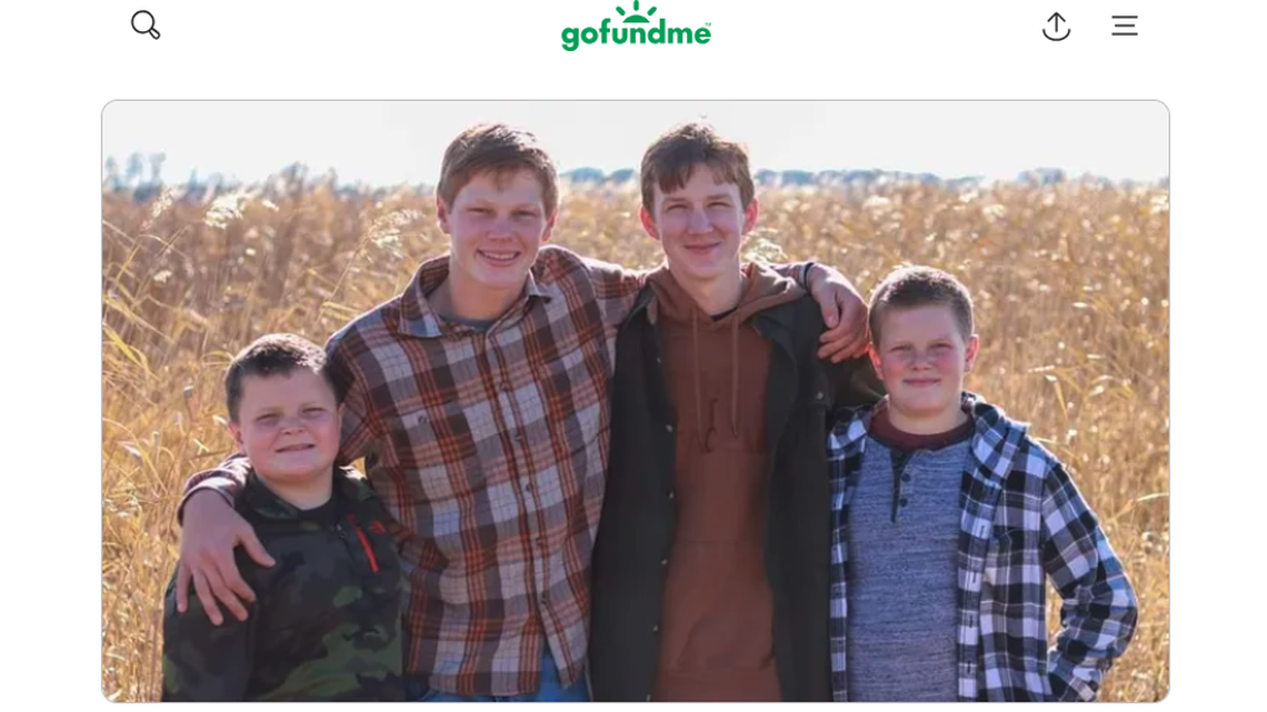 Brothers William Dahl, second from left, and Harrison Dahl, far right, died following a UTV crash.