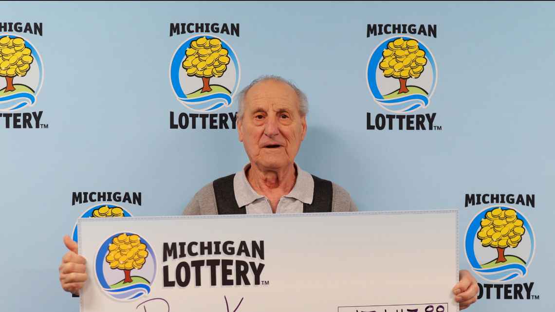 The 81-year-old lottery player won half the Oct. 7 Fantasy 5 jackpot, Michigan lottery officials said.