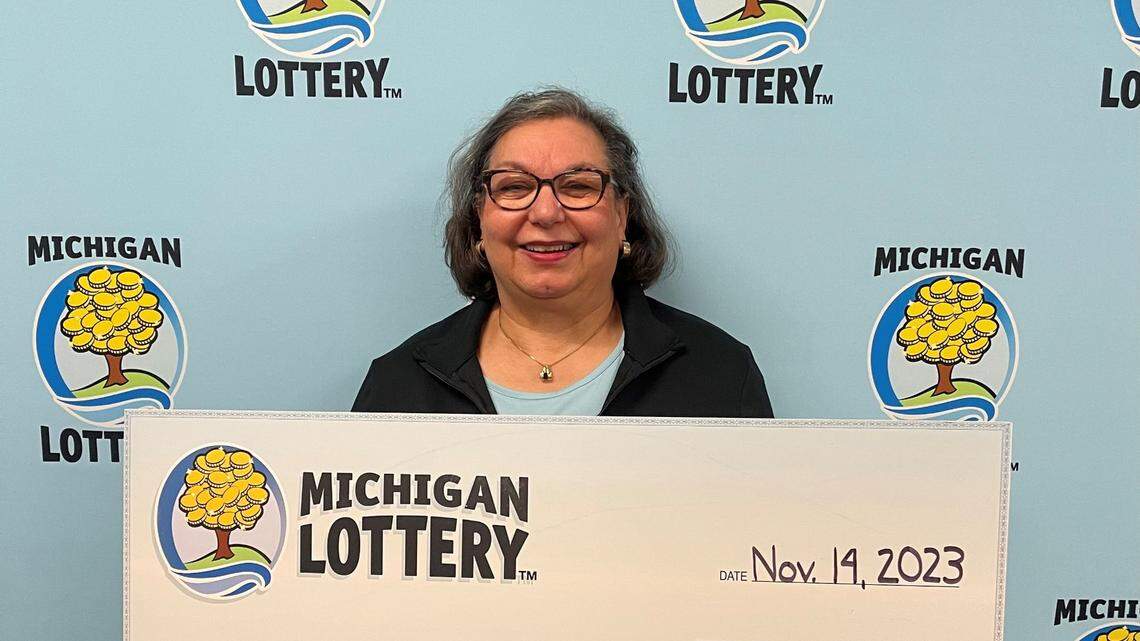 A 73-year-old woman from St. Ignace, Michigan, won $100,000 in a second-chance lottery drawing.