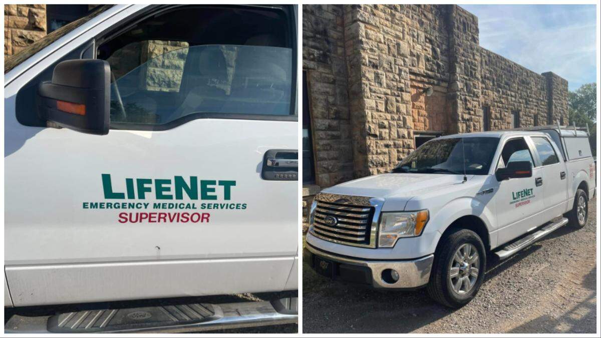The Oklahoma man ditched the stolen truck near the courthouse, officials said.