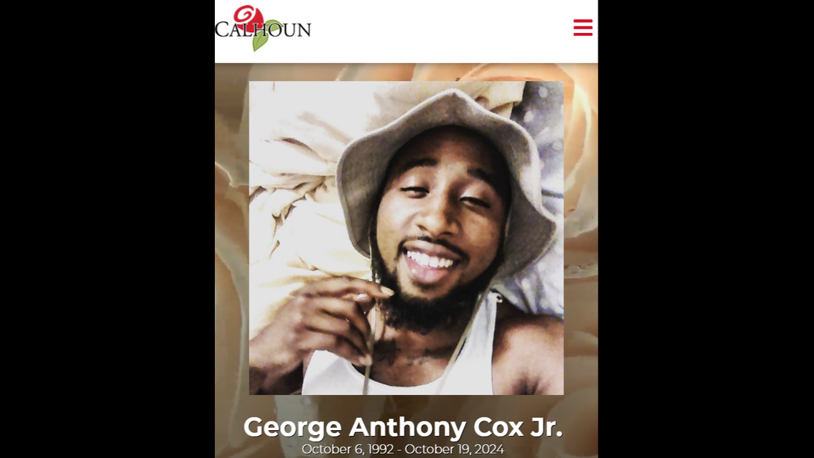 George Cox Jr. was found dead in a river months after he was reported missing, officials say. His girlfriend is now charged with murder.