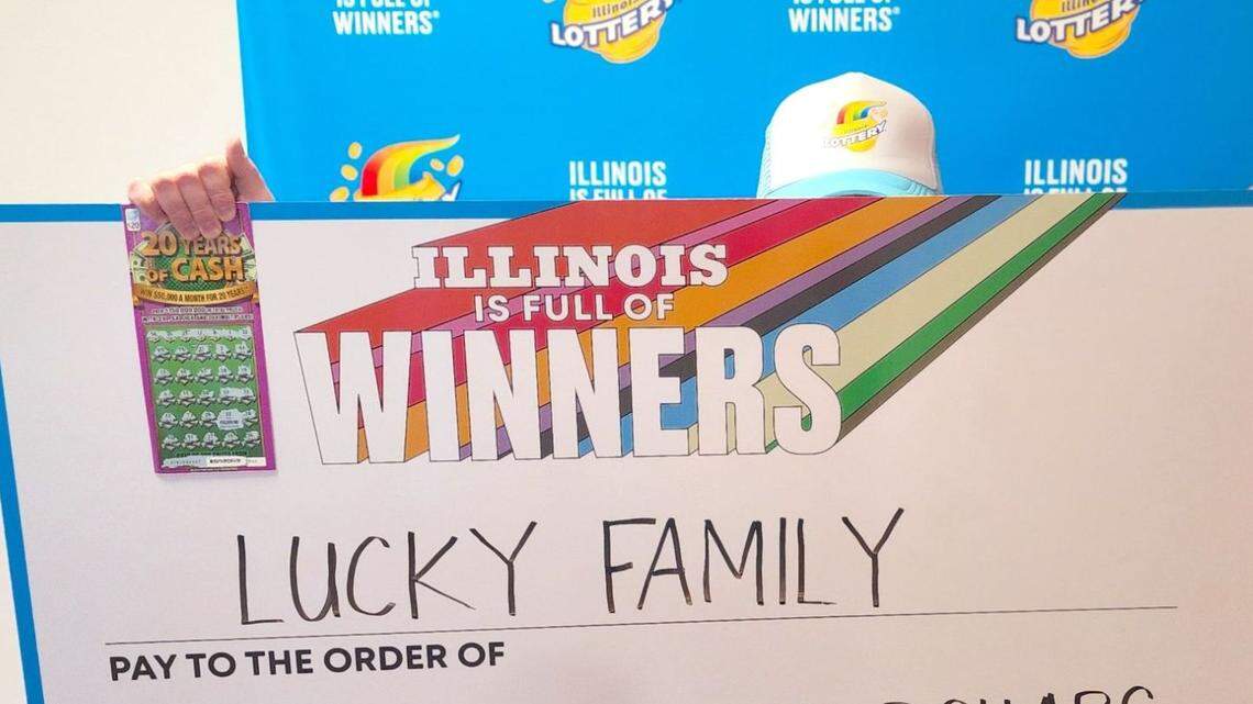 An Illinois family won $12 million playing the 20 Years of Cash lottery game.