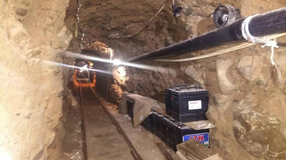 The tunnel police say was built to smuggle drugs from Tijuana, Mexico to San Diego