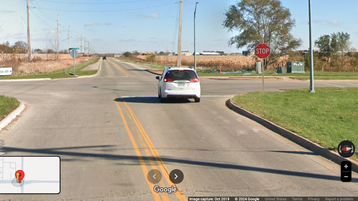 A woman abandoned two children on a street corner in Iowa, authorities say.