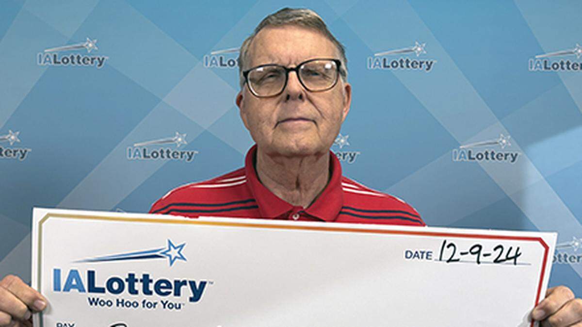 Ronald Conrad won a $100,000 prize playing the Lucky Numbers Game Book scratch-off game.
