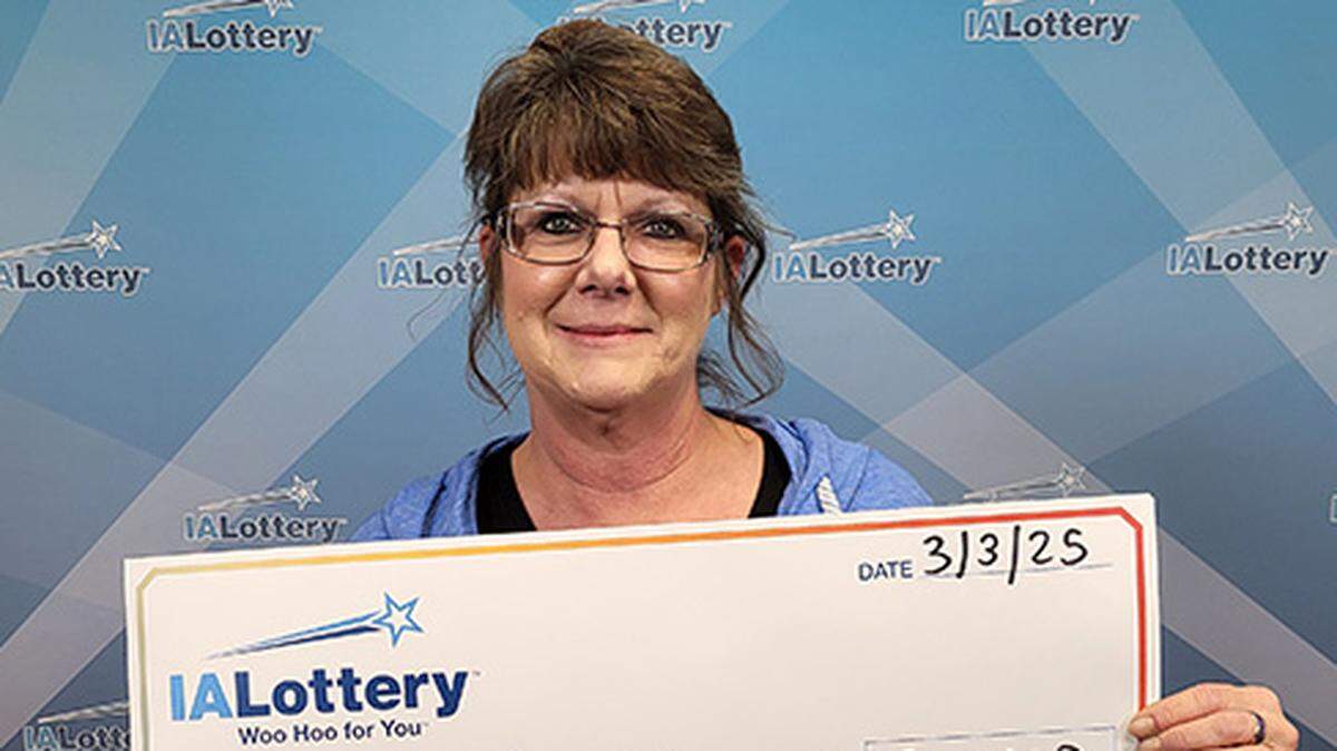 Wendy Donaldson of Council Bluffs won a $50,000 jackpot prize in an Iowa Lottery game.