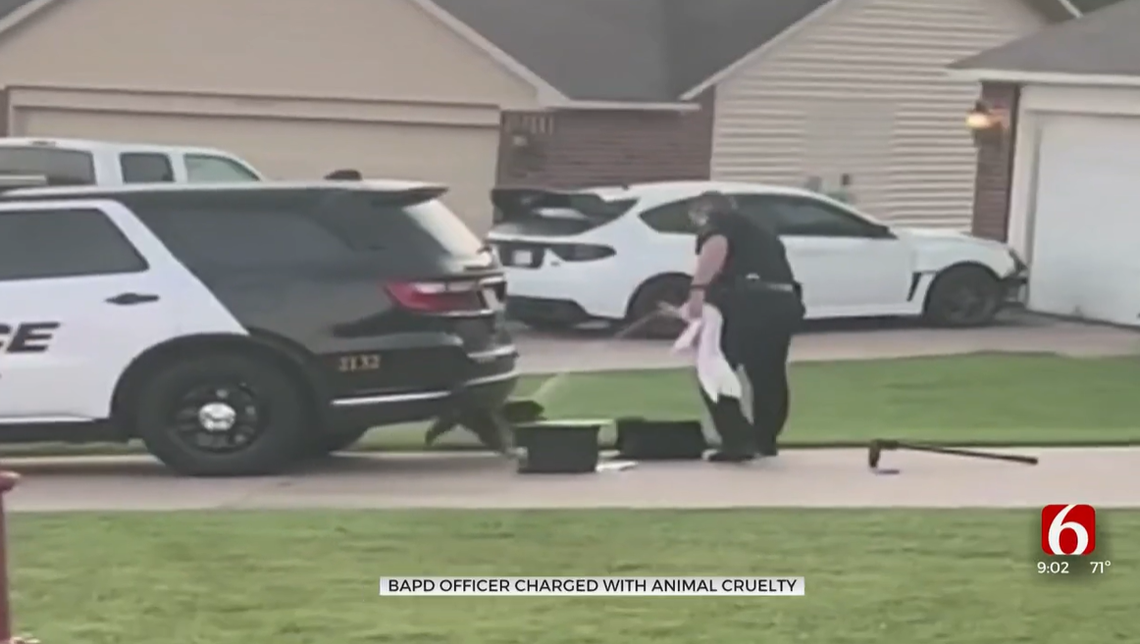 William Roy Golden is accused of repeatedly shocking the dog with a Taser and threatening to shoot it with a handgun, as well as pepper-spraying the animal, officials say.