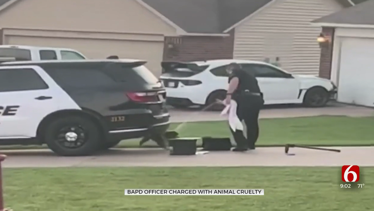 William Roy Golden is accused of repeatedly shocking the dog with a Taser and threatening to shoot it with a handgun, as well as pepper-spraying the animal, officials say.