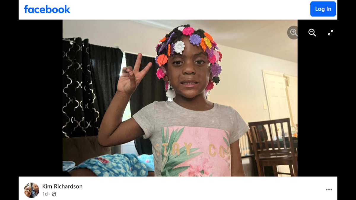 Six-year-old Lin’ajah Brooker was playing with two other children Saturday, March 23, when she fell into a creek that leads to the Delaware River, officials say.