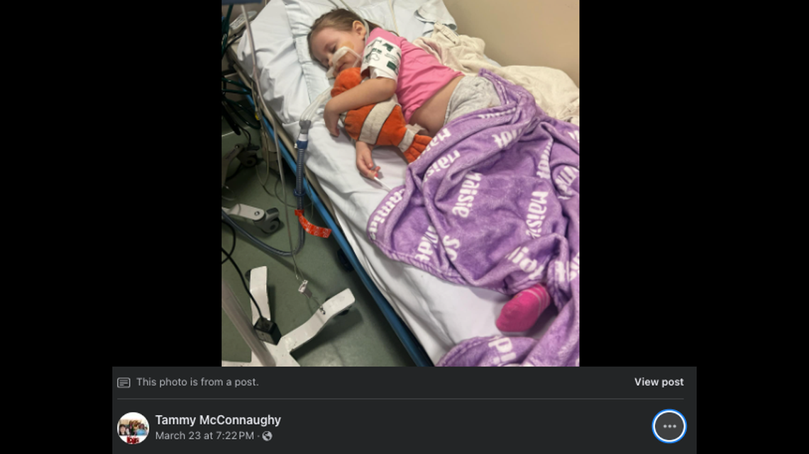 Maisie Schmidt was taken off life support Tuesday, March 26, after what was thought to be a common cold worsened, her family said.