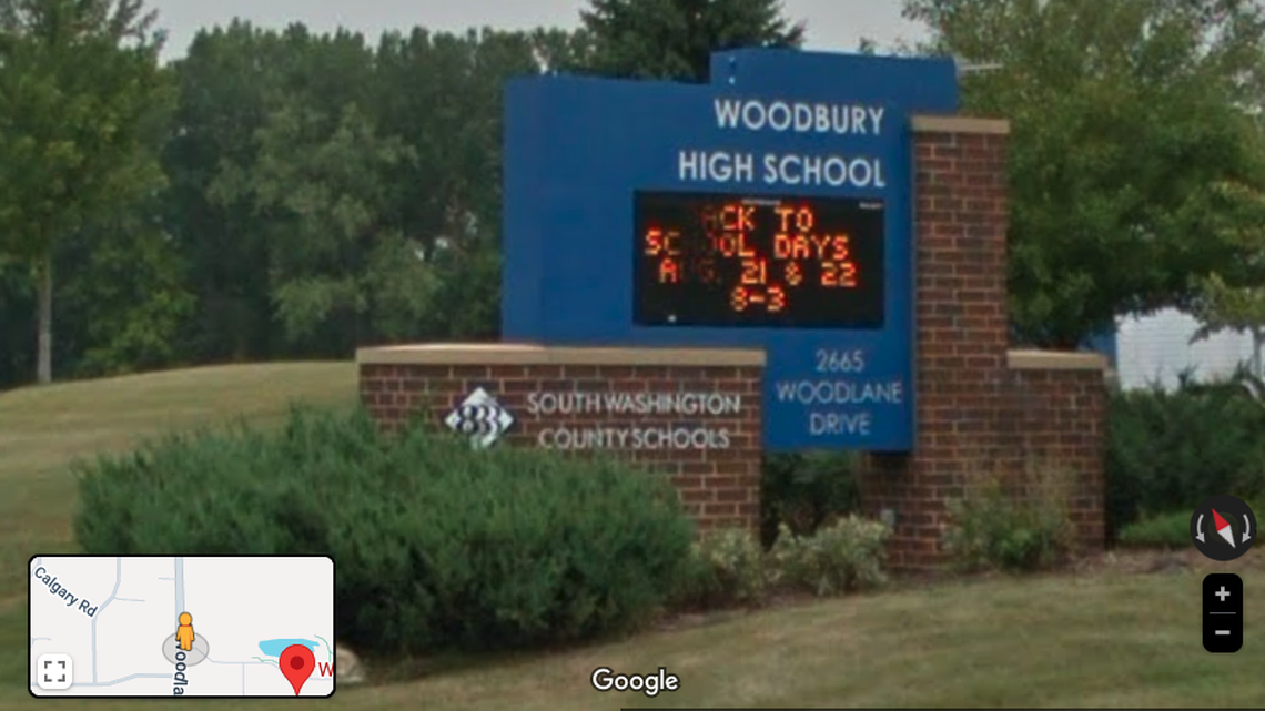 A substitute teacher at Woodbury High School in Minnesota used a student to reenact the murder of George Floyd, school officials say.
