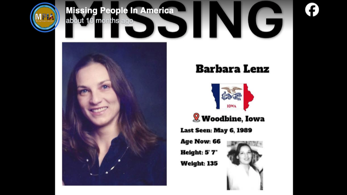 Murder charges have now been filed in the disappearance of Barbara Lenz, whose body has not been found.