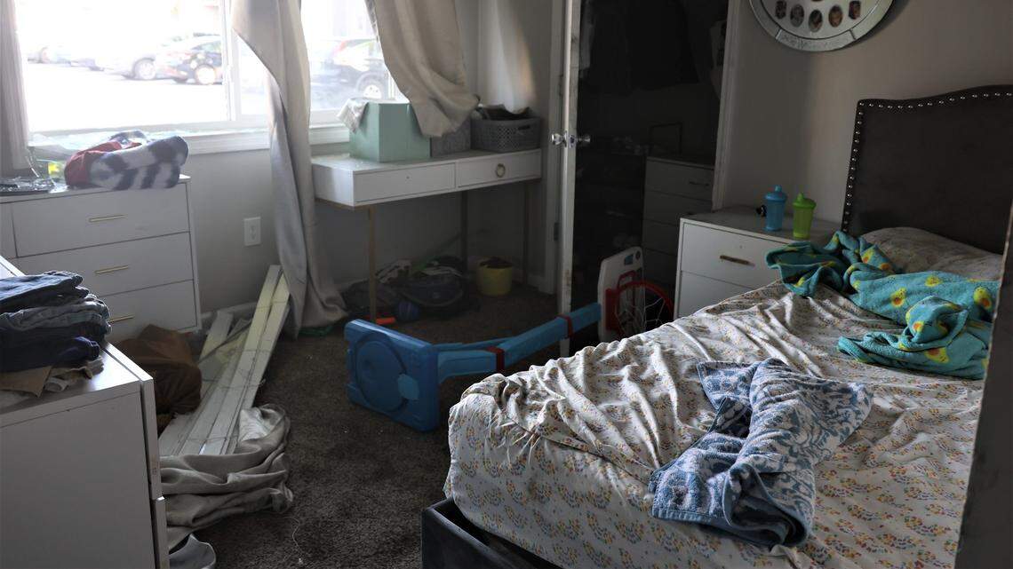 A 5-year-old boy in Indiana was rescued as he slept through an apartment fire.