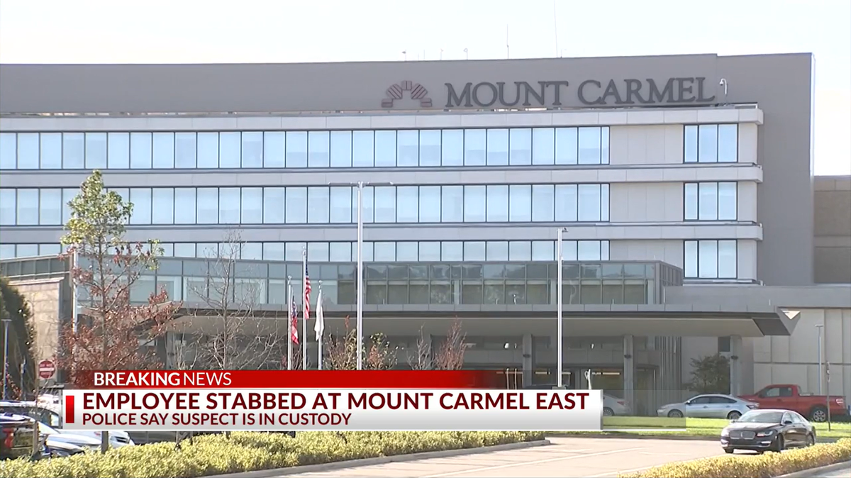 A hospital employee stabbed a co-worker in Columbus, Ohio, police say.