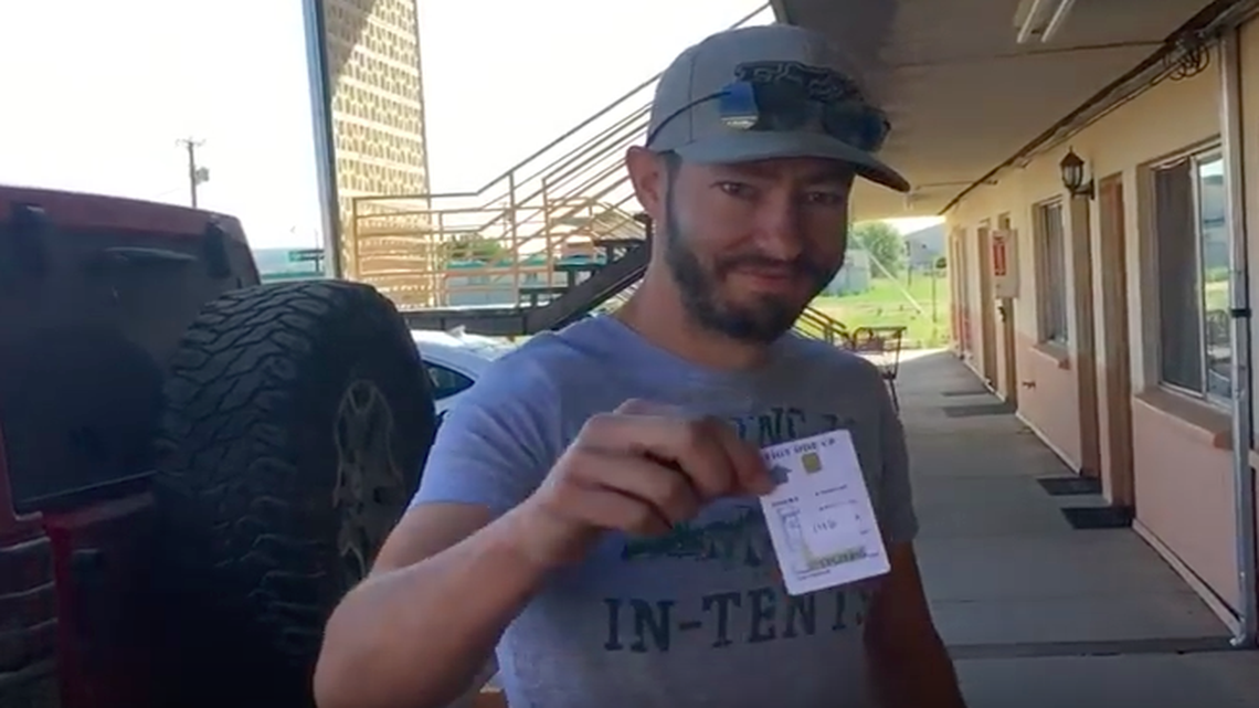 Two men who recently stayed at a Rodeway Inn in New Mexico discovered their key could unlock every room.