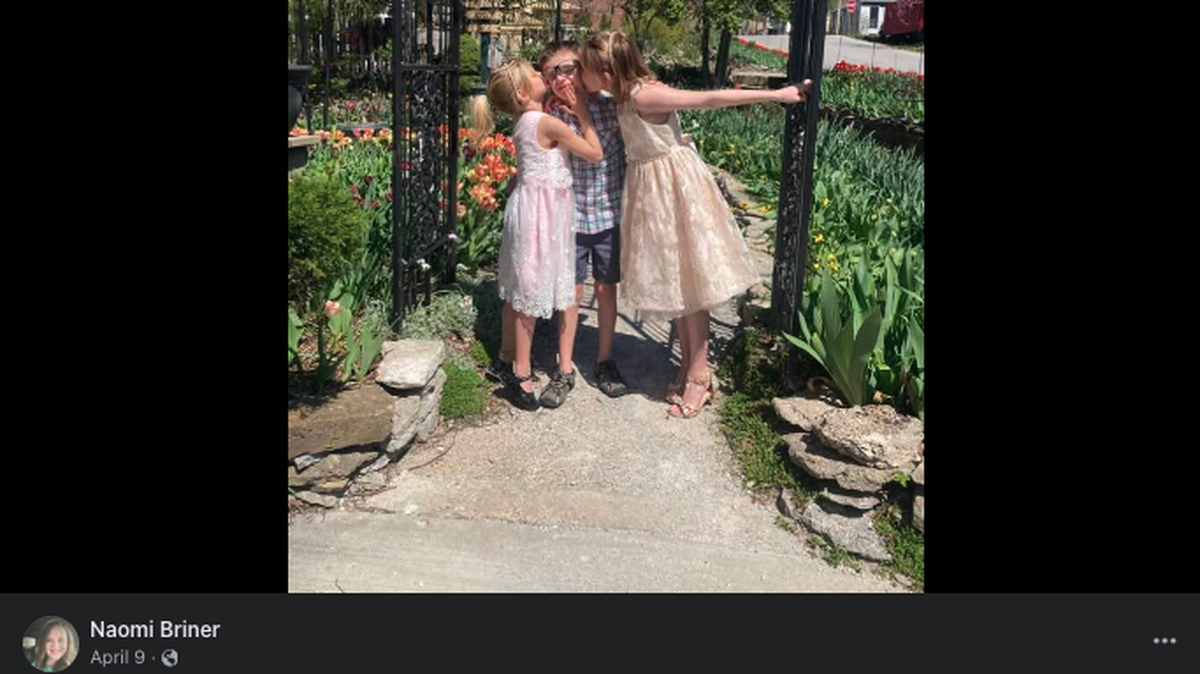 A mother and her three kids, pictured, were found shot in a burning home in Madison, Indiana, troopers say.
