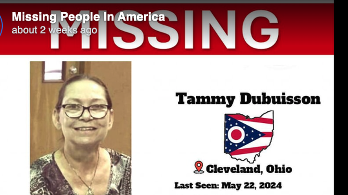 The body of Tammy Dubuisson, missing since May 22, was recovered July 9, Ohio police say.