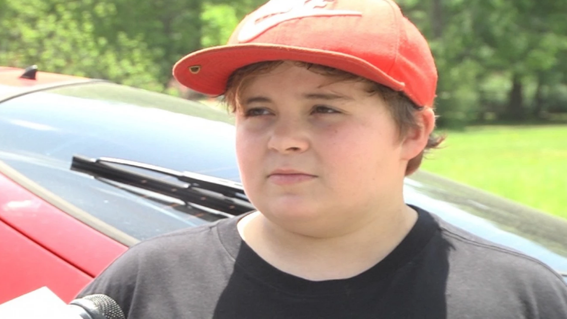 Don’t mess with 11-year-old Chris Gaither, of Talladega, Ala.