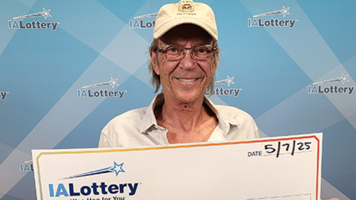 An Iowa lottery player said years of bad luck turned around after a huge win.