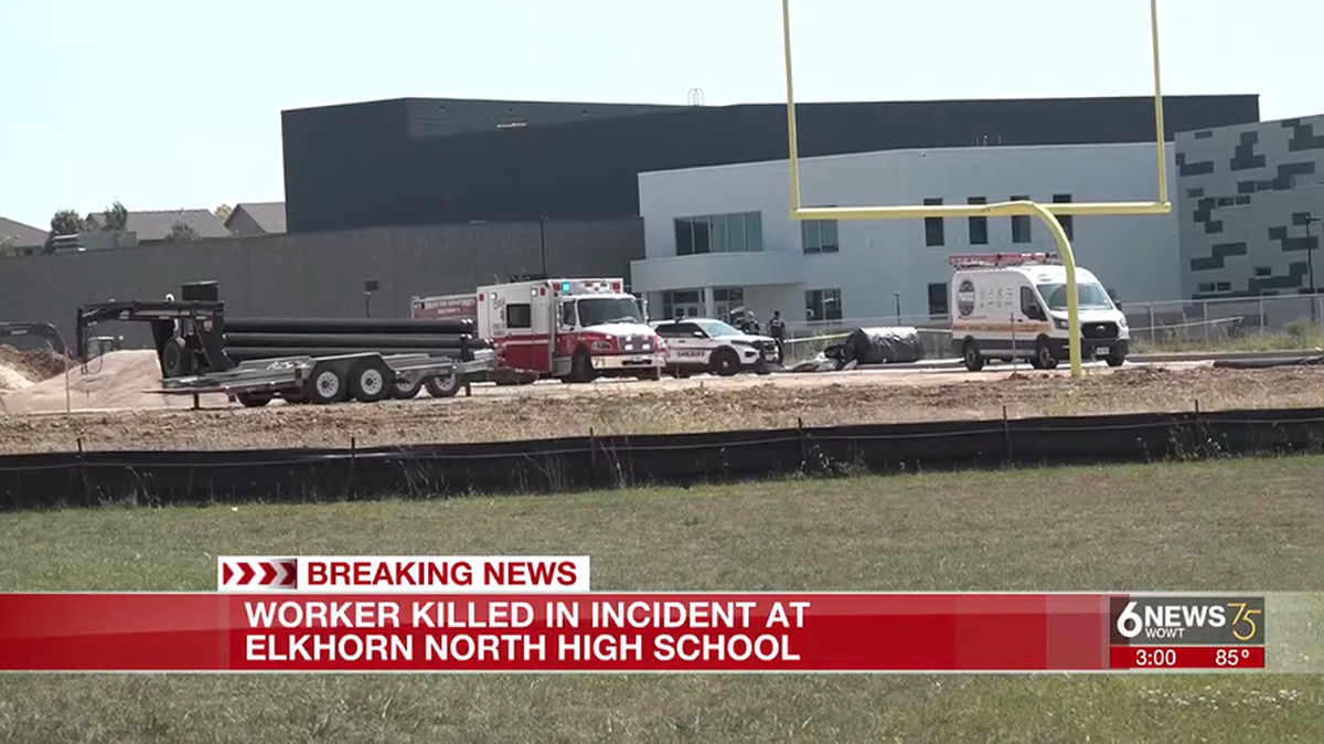 Kevin Garrison, 50, died while resolving a maintenance issue at Elkhorn North High School in Nebraska, officials say.