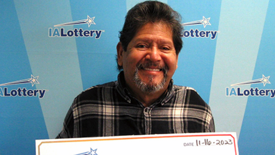 Roger Almanza won $50,000 in an Iowa Lottery game.