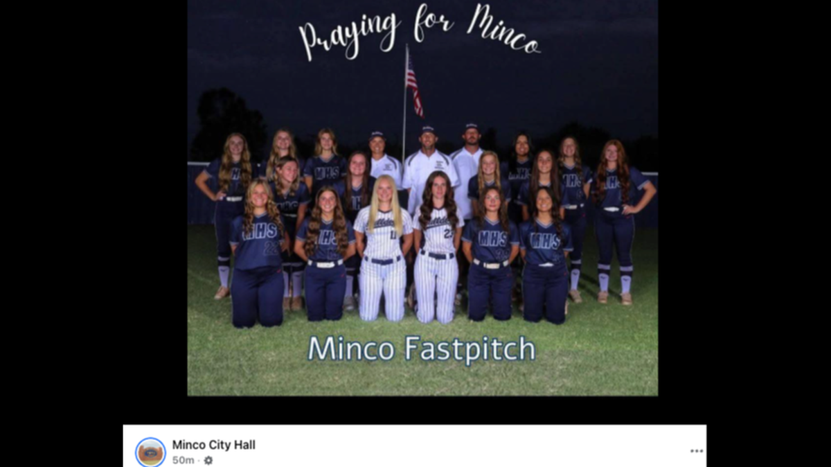 The Minco High School softball team in Oklahoma was involved in a “serious” bus accident, officials say.
