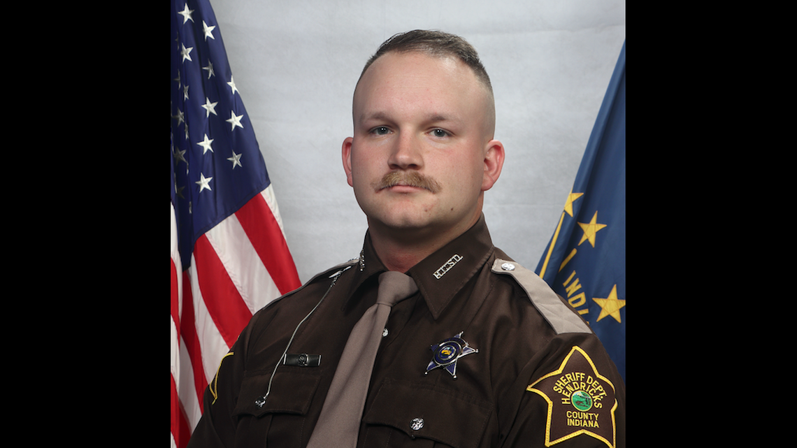 Hendricks County Deputy Fred Fislar died after coming into contact with a power line while responding to a crash, authorities said.