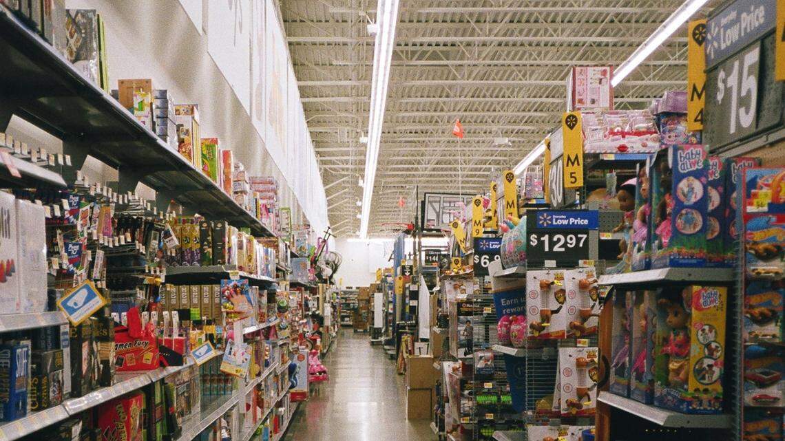 File photo of the inside of a Walmart store. Authorities said a man stole more than $64,000 from Walmart stores across the U.S. using a sleight-of-hand trick.