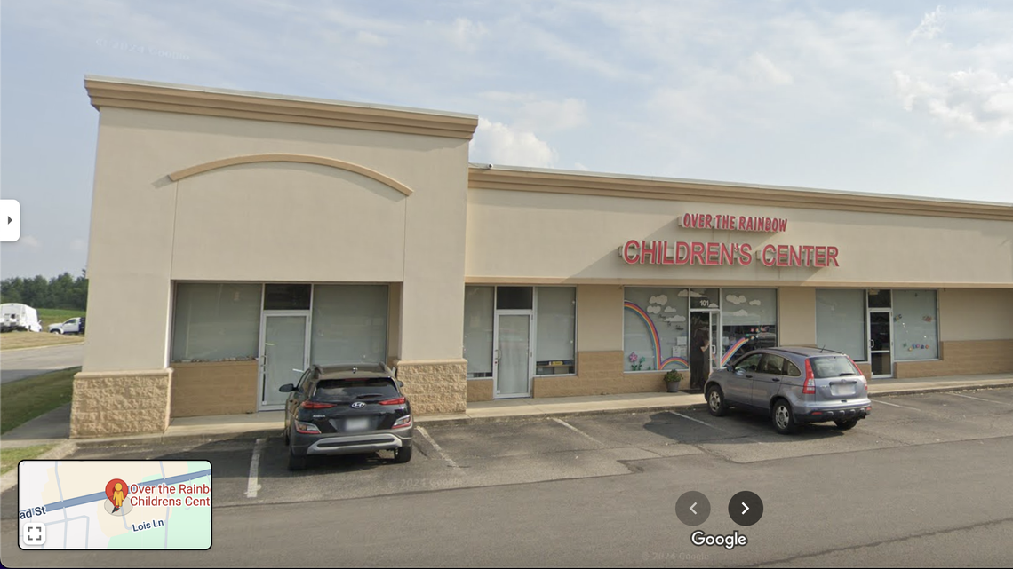 A worker at Over the Rainbow Children’s Center is accused of abusing a 1-year-old child, authorities say.