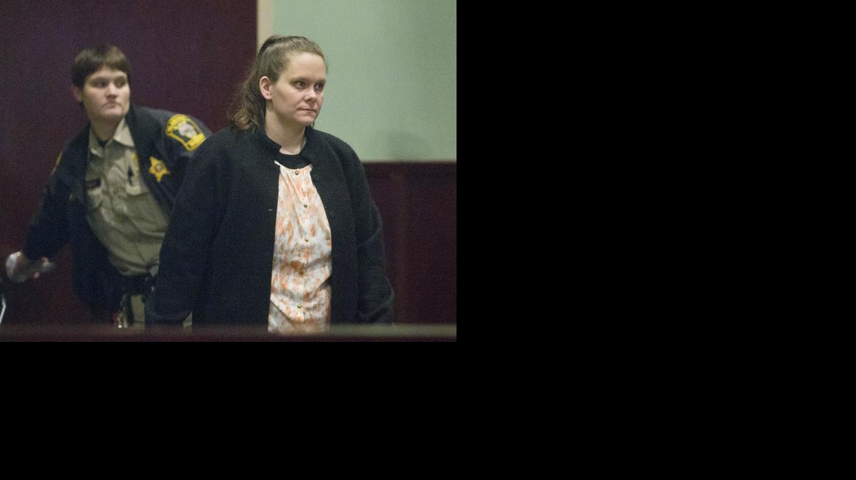 
Wendy Wood Holland in the Baldwin County Circuit Court in Bay Minette, Ala. 
