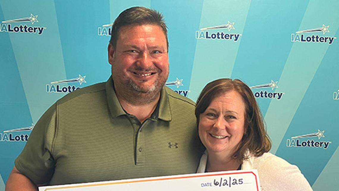 Paul Engler, left, won a $250,000 lottery prize, and his reaction left his wife thinking there was something seriously wrong.