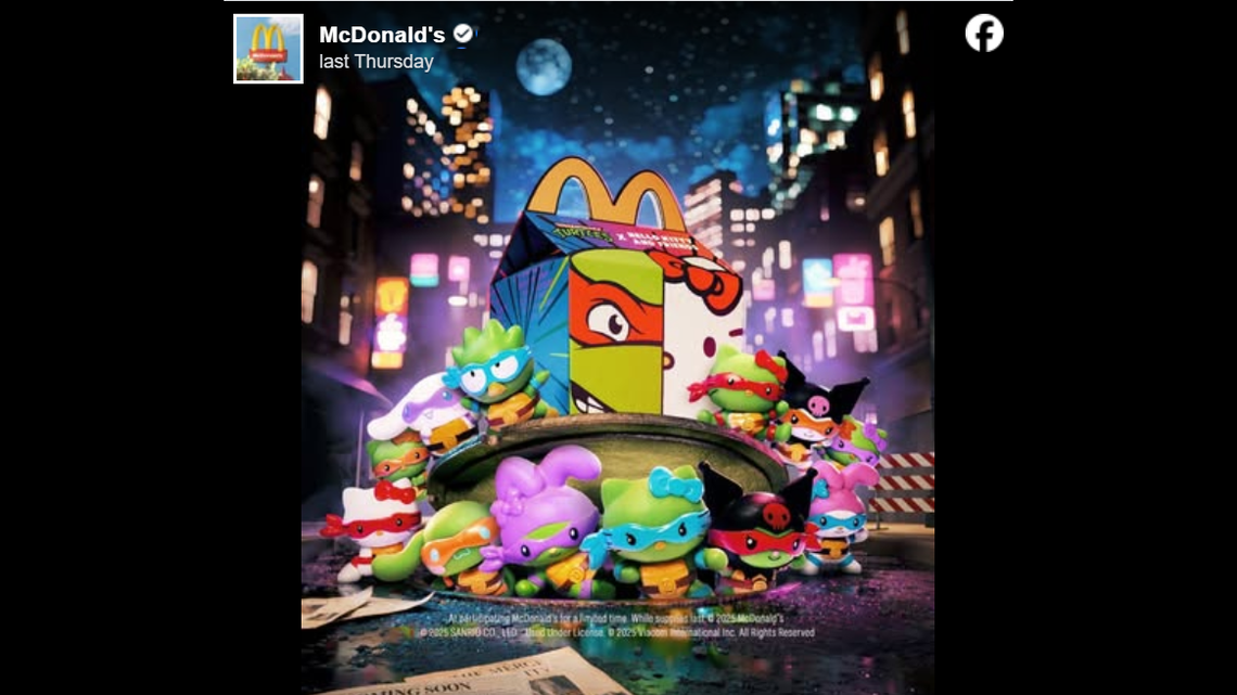 McDonald’s is rolling out a new Happy Meal box, but it won’t stick around.