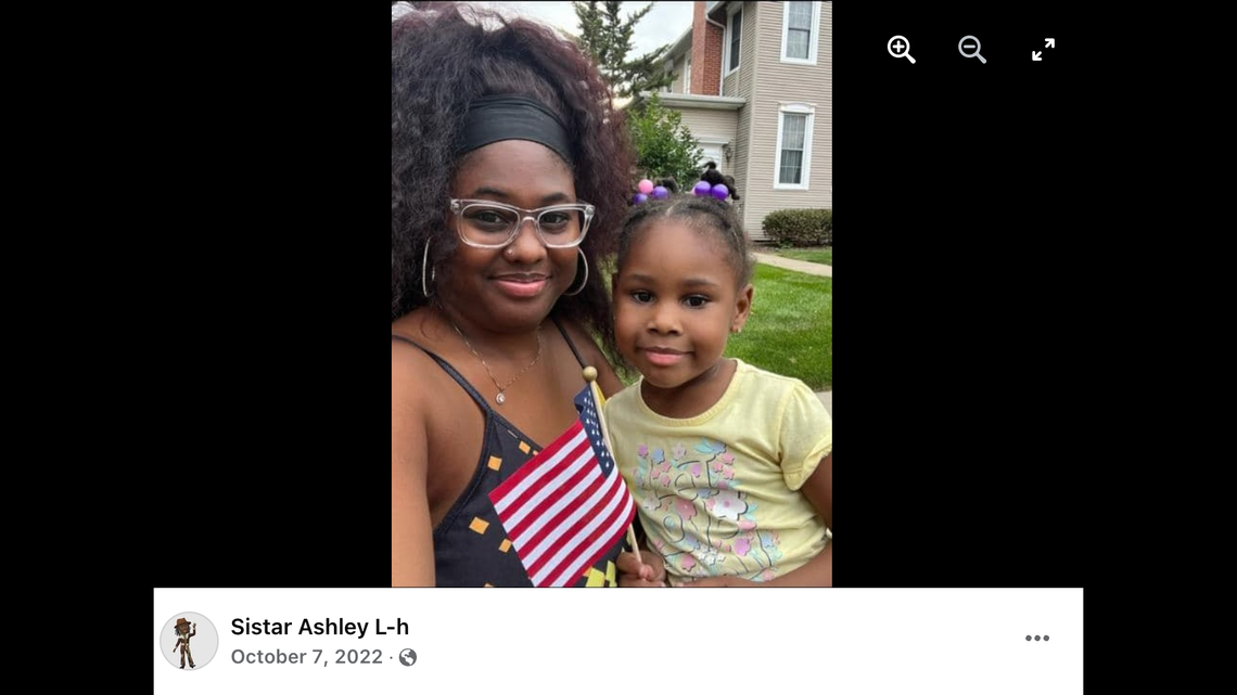 Paityn Moore, right, was killed in the 2022 crash, authorities say.